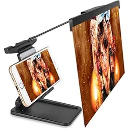 Enfogo 𝐋𝐢𝐦𝐢𝐭𝐞𝐝 𝟏𝟓-𝐘𝐞𝐚𝐫 𝐖𝐚𝐫𝐫𝐚𝐧𝐭𝐲 𝐃𝐞𝐚𝐥 -12-Inch 3D Phone Screen Magnifier for Comfortable Viewing | Adjustable Holder, Foldable Stand, HD Fresnel Lens, Eye Protection-picture-29