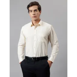 English Navy Off White Slim Fit Shirt-picture-13