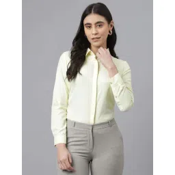 English Navy Yellow Regular Fit Shirt-picture-48