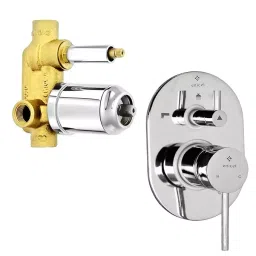 Enicet Brass Chrome Finish High Flow Diverter with Concealed Body, FE134-picture-12