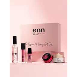 ENN Set Of 5 Clay Mask, Lipstick, Nail Paint, Lip & Cheek Tint & Perfume Combo-picture-34