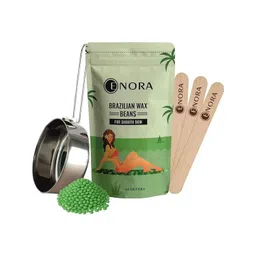 ENORA Aleovera Brazilian Face Wax - 100 g With Pan & Spatula-picture-25