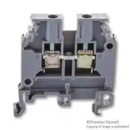 ENTRELEC - TE CONNECTIVITY TERMINAL BLOCK, DIN RAIL, M4/6, 22-10AWG, 011511607-picture-48