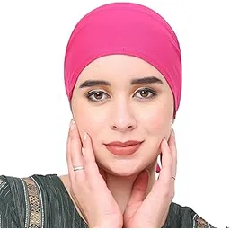 Envius Plain Cotton Design Ready To Wear Muslim Women Under/head Scarf Hijab Cap-picture-35