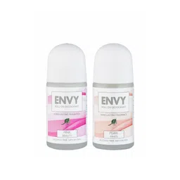 Envy Pink Beauty & Pearl White Long Lasting Roll-on Deodorant Combo - 50ml Each image 1