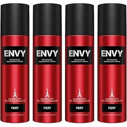 Envy Fiery Deodorant Spary - 140 ML Each (Pack of 4)-picture-50