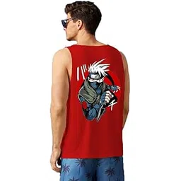 enziko Printed Men 's Regular Fit Cotton Vest-picture-31