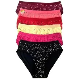 epithi Printed Cotton Panties for Women - Comfortable 6-Pack Everyday Briefs-picture-10