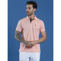 EPPE Men Dry Fit Solid Polo Collar T-Shirt-picture-19