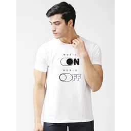 EPPE Men White Typography Printed Dry-Fit Sports T-shirt-picture-34