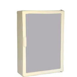 ABS Plastic (Z-H) SMALL Full Mirror Cabinet, Size:14"X4"X10"(SMALL) Plastic Wall Shelf-image-12