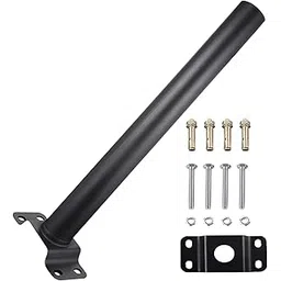 Epyz Black Mounting Pole Pick Arm for Solar Street Light Aluminum Alloy LED Light with Mounting Bracket [ Black 120W Warm Yellow Light ][ Pack of 1 ]-picture-13