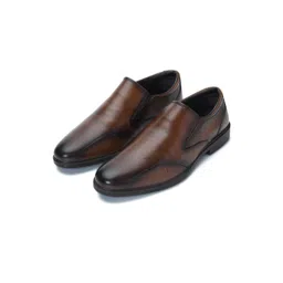 ERGON Men Leather Loafers Formal Shoes-picture-11