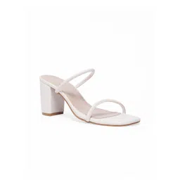 ERIDANI Open Toe Block Heels image 1