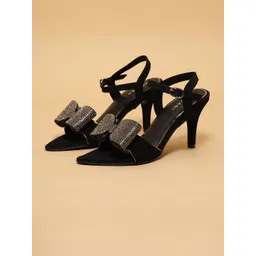 ERIDANI Tiffany Women Stiletto Heel Sandals with Embellished Bows-picture-15