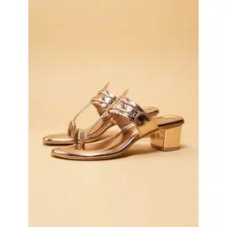 ERIDANI Women Aaliaa Kolhapuri Heels-picture-29