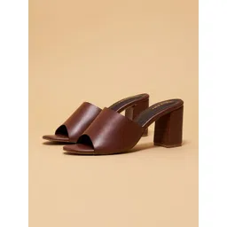 ERIDANI Women Square Toe Block Heels Sandals-picture-17