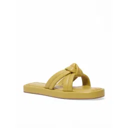 Eridani Women's Eliana Green Cross Strap Sandals-picture-21