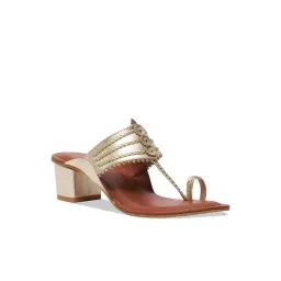 Eridani Women's Nargis Gold Toe Ring Sandals-picture-30