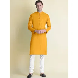 Errcs Men Regular Pure Cotton Kurta with Churidar-picture-34