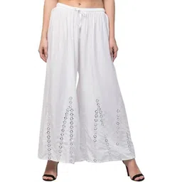 ERUDITE CLUB Women Embroidered Ethnic Palazzos-picture-28