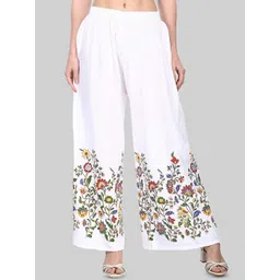 ERUDITE CLUB Women Ethnic Motifs Printed Flared Ethnic Palazzos-picture-33