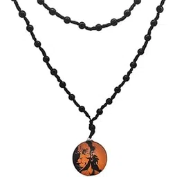 ervio Locket Pendant for Good Health & Wealth Necklace Chain for Men & Boys-picture-5