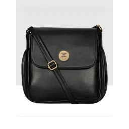 Esbeda Black Solid Medium Sling Handbag-picture-43