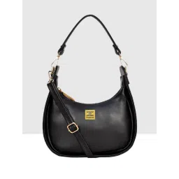 Esbeda Black Solid Medium Sling Handbag-picture-18