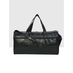 Esbeda Black Textured Large Duffle Bag-picture-19