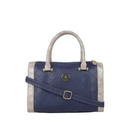 Esbeda Blue PU Solid Handbag-picture-45