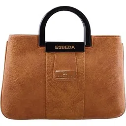 esbeda Drymilk Croco Acrallic Handle Handbag | Ladies Purse | Stylish Handbag | Gift Bag For Women-picture-15