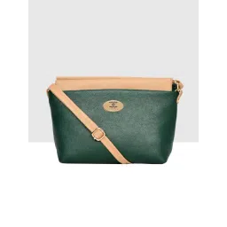 Esbeda Green Solid Medium Sling Handbag-picture-44