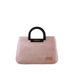 Esbeda Light Pink Distressed Medium Handbag-picture-32