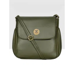 Esbeda Olive Solid Medium Sling Handbag-picture-37