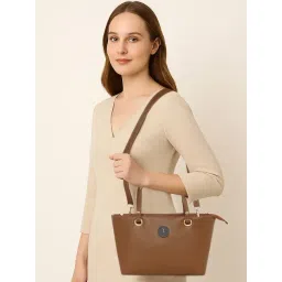 Esbeda Tan Elegant Small Tote-picture-38