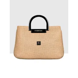 Esbeda Tan Textured Medium Handbag-picture-19