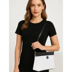 Esbeda White Striped Small Cross Body Bag-picture-21