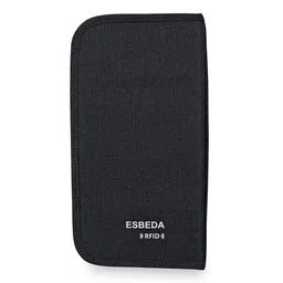 esbeda Spring/Summer 18 Blackish Grey Nylon Unisex Passport Holder (11645) image 2