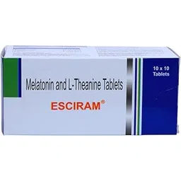 Esciram Sleep & Stress Support Tablets - With Melatonin 3mg & L-Theanine 100mg | FSSAI-Approved Non-Habit Forming Supplement for Better Sleep, Relaxation & Mood Balance | Suitable for Men & Women (1)-picture-14