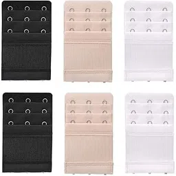 esensuelle 7 Women's 3 Hook Bra Extenders Comfortable and Stretchable Assorted Bra Extension Strap-picture-19