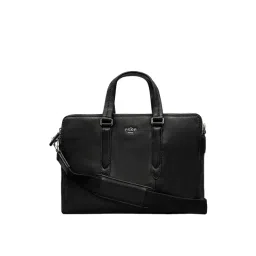 Eske Black Leather Large Messenger Bag-picture-22