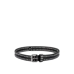 Eske Black Leather Waist Belt for Women-picture-17