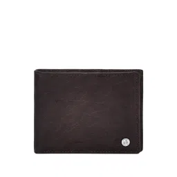 Eske Brown Casual Leather Bi-Fold Wallet for Men-picture-32