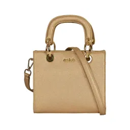 Eske Gold Sofia Textured Small Satchel-picture-25
