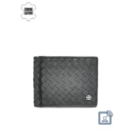 Eske Men Black Textured Leather Card Holder-picture-24