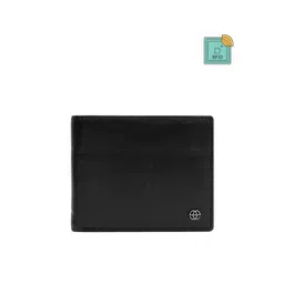 Eske Men Black Textured Leather Two Fold Wallet-picture-28