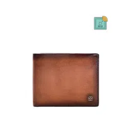 Eske Men Brown Leather Two Fold Wallet-picture-28