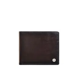 Eske Men Brown Textured Leather Two Fold Wallet-picture-36