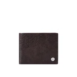 Eske Men Brown Textured Leather Two Fold Wallet-picture-30